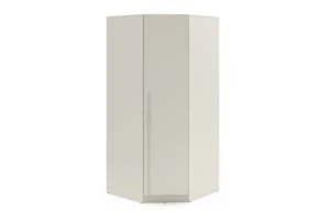 BRISSO BR4 hoekkledingkast 95 cm 1-deurs, kasjmier, eiken Cremona, platinagrijs, met metalen grepen kinder meubels 24