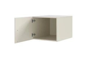 BRISSO BR5 kledingkast 50 cm 1-deurs, kasjmier, eiken Cremona, platinagrijs, met metalen grepen kinder meubels 24