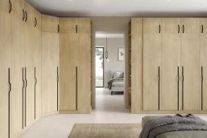 BRISSO A slaapkamer-set met 4-deurs kledingkast BR1 en commode BRK1 kinder meubels 24