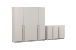 MIRELO C slaapkamer-set met 4- of 6-deurs kledingkast & 3-deurs commode kinder meubels 24