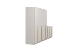 MIRELO C slaapkamer-set met 4- of 6-deurs kledingkast & 3-deurs commode kinder meubels 24