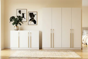 MIRELO C slaapkamer-set met 4- of 6-deurs kledingkast & 3-deurs commode kinder meubels 24