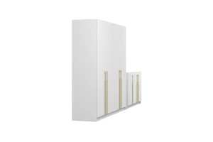 MIRELO C slaapkamer-set met 4- of 6-deurs kledingkast & 3-deurs commode kinder meubels 24