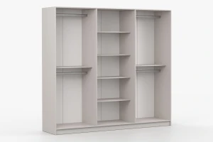 MIRELO D slaapkamer-set met 4- of 6-deurs kledingkast, 3-deurs commode & commodes kinder meubels 24