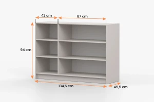 MIRELO E slaapkamer-set met 4- of 6-deurs kledingkast, commode, tweepersoonsbed & nachtkastjes kinder meubels 24