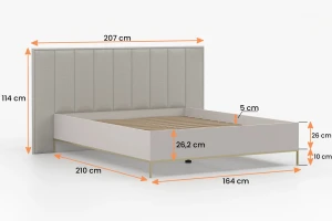 MIRELO E slaapkamer-set met 4- of 6-deurs kledingkast, commode, tweepersoonsbed & nachtkastjes kinder meubels 24