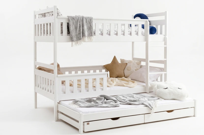KEV 90x200 Wit Stapelbed Kinder Meubels