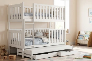 OLIVIA 90x200 Wit Stapelbed Kinder Meubels