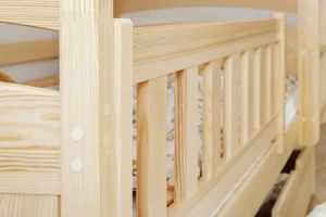 3-persoons Stapelbed EMILIA 90x200 dennen