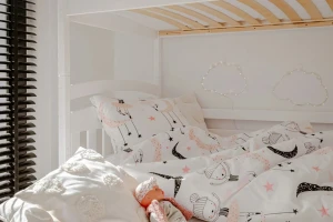 EMILIA 3-persoons Stapelbed 90x200 wit Kinder Meubels 24