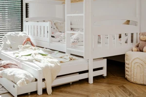 EMILIA 3-persoons Stapelbed 90x200 wit Kinder Meubels 24