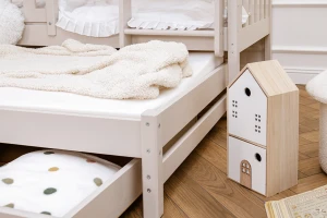 MIA 3-persoons Stapelbed 90x200 kasjmier Kinder Meubels 24  