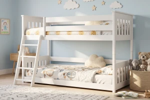 HANS 90x200 Wit Stapelbed Kinder Meubels