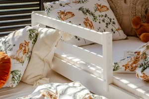 SENI 90x200 Wit Uitschuifbed Kinderbed Kinder Meubels