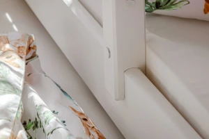 SENI 90x200 Wit Uitschuifbed Kinderbed Kinder Meubels