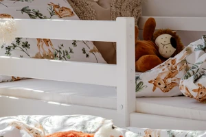 SENI 90x200 Wit Uitschuifbed Kinderbed Kinder Meubels