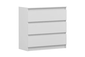 SIMO 03 commode in wit, 90 cm, 3 lades, SIMO-collectie Kinder Meubels 24