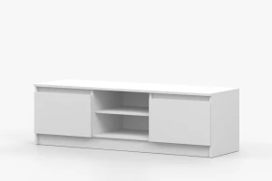 SIMO 05 tv-meubel tv-lowboard, wit, 135 cm, 2 deuren, SIMO-collectie Kinder Meubels 24