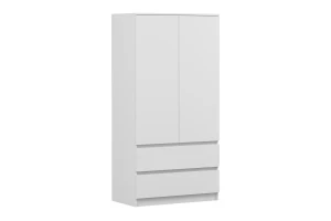 SIMO A tienerkamerset kinderkamerset met kledingkast, bureau en commode Kinder Meubels 24