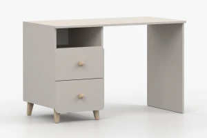 MARCO A tienerkamerset kasjmier met kledingkast, bureau, commode en kinderbed Kinder Meubels 24