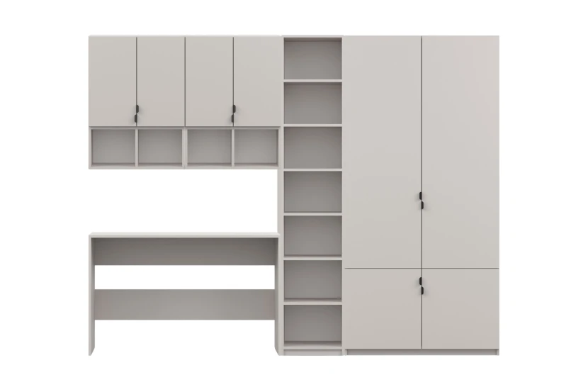 MANO A kinderkamerset tienerkamerset in kasjmier, modern & veel opbergruimte Kinder Meubels 24
