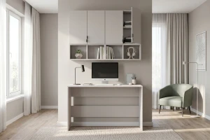 MANO B kinderkamerset tienerkamerset werkplekset in mat kasjmier Kinder Meubels 24