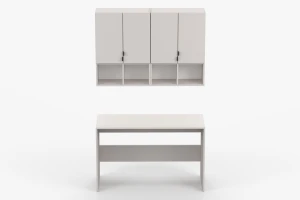 MANO B kinderkamerset tienerkamerset werkplekset in mat kasjmier Kinder Meubels 24