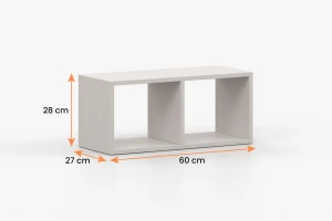 MANO wandplank hangrek in kasjmier, breedte 60 cm Kinder Meubels 24