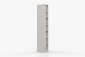MANO staande kast in mat kasjmier, 40 cm breed, boekenkast Kinder Meubels 24