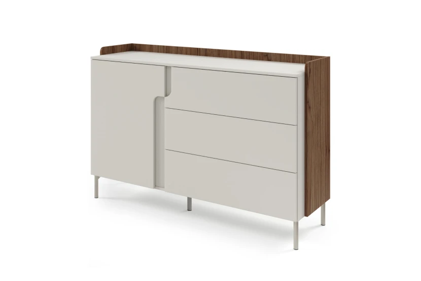 Commode PAURO 07 met lades en deur, modern dressoir 143 cm breed Kinder Meubels 24