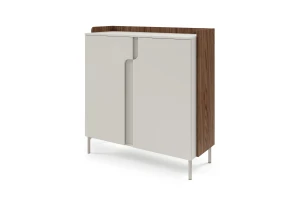 Commode PAURO 08 2-deurs met legplanken, compact dressoir 103 cm breed Kinder Meubels 24