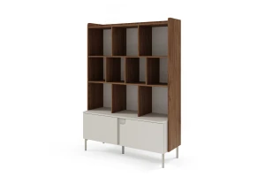 Boekenkast PAURO 05 kast met lade en deuren, moderne staande kast Kinder Meubels 24