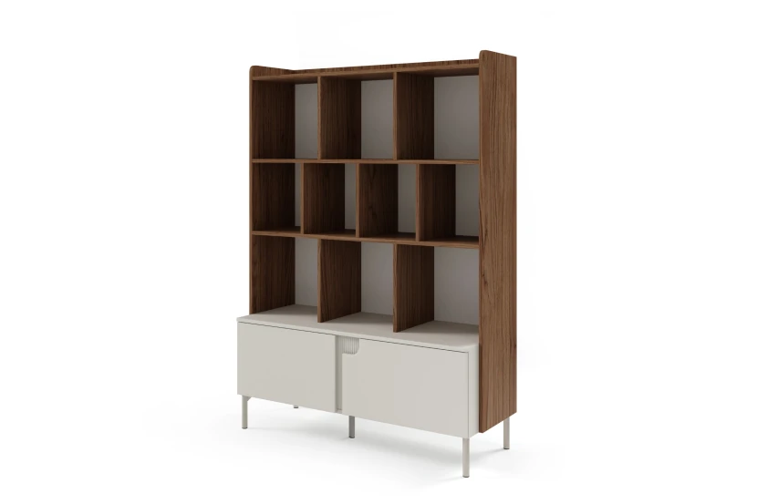 Boekenkast PAURO 05 kast met lade en deuren, moderne staande kast Kinder Meubels 24