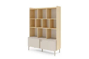 Boekenkast PAURO 05 kast met lade en deuren, moderne staande kast Kinder Meubels 24