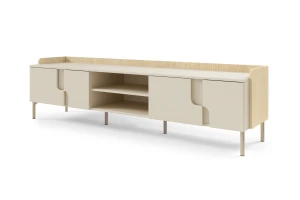 TV-meubel PAURO 09 tv-lowboard 4-deurs met open vakken, modern tv-meubel Kinder Meubels 24