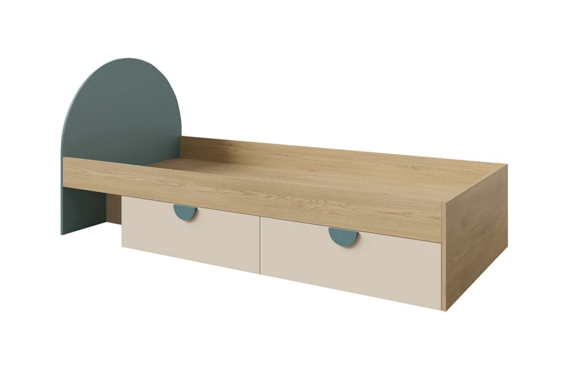 LEXO 13 tienerbed, kinderbed met 2 lades incl. lattenbodem, 90x200 cm Kinder Meubels 24