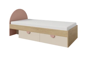 LEXO 13 tienerbed, kinderbed met 2 lades incl. lattenbodem, 90x200 cm Kinder Meubels 24