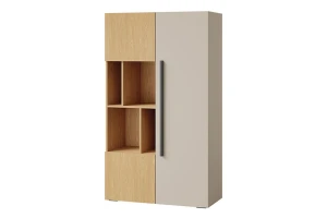 LIMA 05 kast, staande kast, 90 cm breed, met 3 deuren en vakken, softclose Kinder Meubels 24