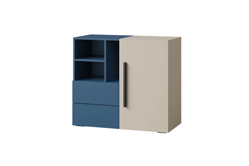 LIMA 08 commode, dressoir, 90 cm breed, met 1 deur, 2 lades en vakken Kinder Meubels 24
