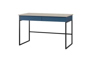 LIMA 10 bureau, 125 cm breed, met 2 lades, opbergvak Kinder Meubels 24