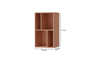 LIMA 13 hangrek, 45 cm breed, open wandrek met opbergvakken Kinder Meubels 24