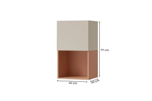 LIMA 14 hangkast, 45 cm breed, met 1 deur, softclose en wandmontage Kinder Meubels 24