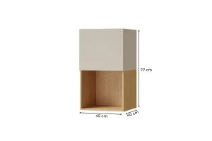LIMA 14 hangkast, 45 cm breed, met 1 deur, softclose en wandmontage Kinder Meubels 24