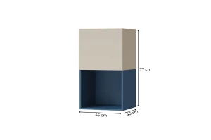LIMA 14 hangkast, 45 cm breed, met 1 deur, softclose en wandmontage Kinder Meubels 24
