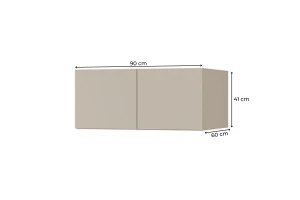 LIMA 18 opzetkast voor kledingkast LIMA 02, 90 cm breed, met 2 deuren Kinder Meubels 24