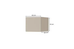 LIMA 19 opzetkast voor kast LIMA 03, 45 cm breed, met 1 deur Kinder Meubels 24