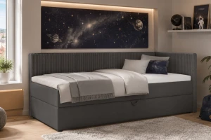 RICO boxspringbed, boxbed met bedkist, daybed met slaapfunctie Kinder Meubels 24