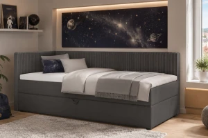 RICO boxspringbed, boxbed met bedkist, daybed met slaapfunctie Kinder Meubels 24