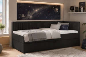 RICO boxspringbed, boxbed met bedkist, daybed met slaapfunctie Kinder Meubels 24