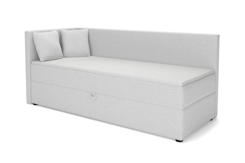 NEVY boxspringbed, daybed met opbergruimte, hoofdbord rechts of links te kiezen Kinder Meubels 24